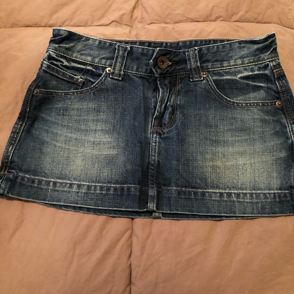Express denim skirt